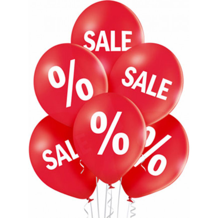 Шары Красные Скидка (Sale)