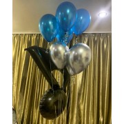 Букет из шаров с нотой