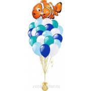Букет из шариков рыбки Марлин и Немо