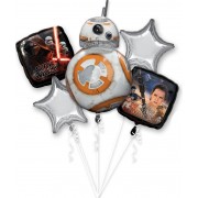 Букет шаров Пробуждение силы с фигурным BB8