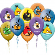 Воздушные шары из латекса Энгри Бердс (Angry Birds)