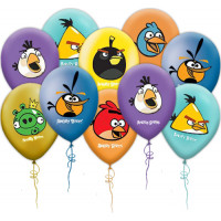 Воздушные шары из латекса Энгри Бердс (Angry Birds)
